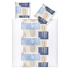 Bettwäsche mit grafischem Naturmotiv