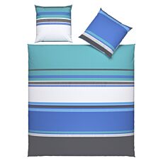 Bettwäsche mit grafischem Linienmuster