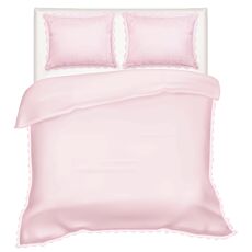 Bettwäsche mit Spitzenbordüre