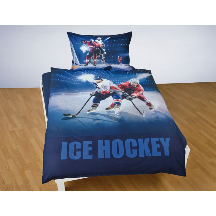 Bettwäsche Ice Hockey blau main product photo