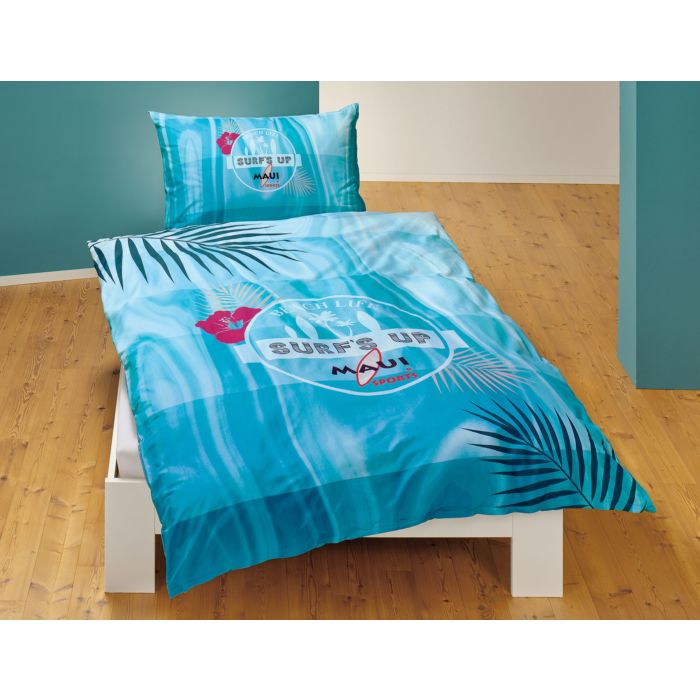 Bettwäsche in hawaiianischem Stil mit der Aufschrift "Surf's up" main product photo