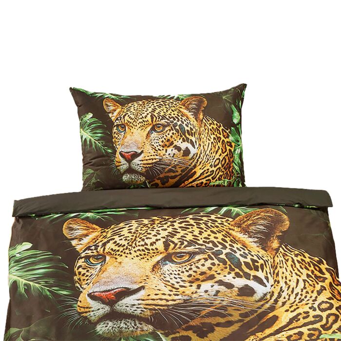 Bettwäsche mit modernen Leopardenmuster