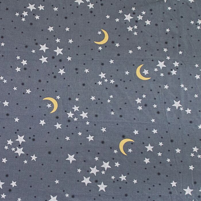 Traumhafte Bettwäsche mit Mond und Sternen
