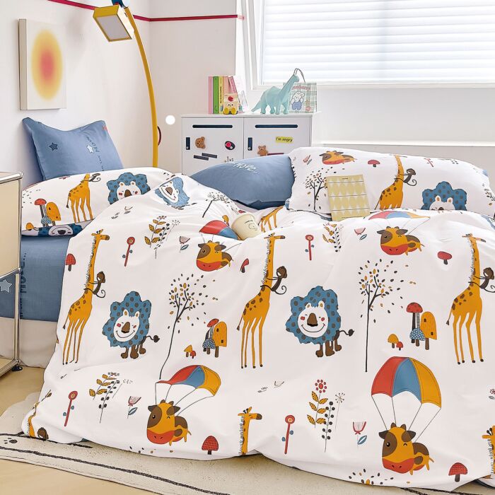 Bettwäsche mit Zoo-Motiv