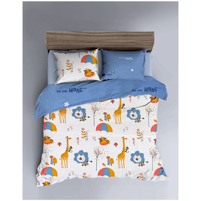 Bettwäsche mit Zoo-Motiv