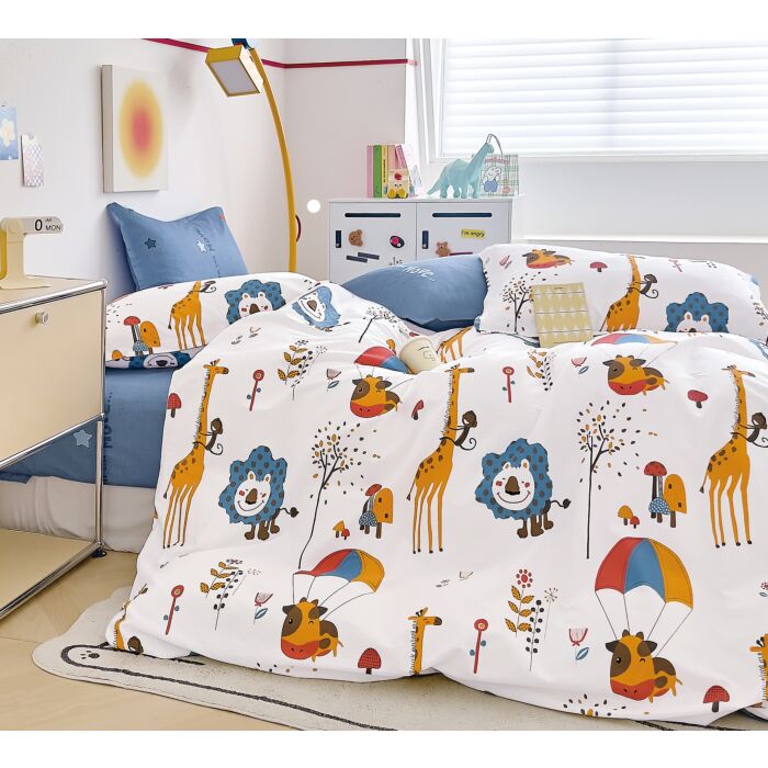 Bettwäsche mit Zoo-Motiv