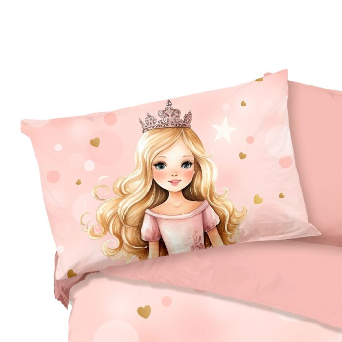 Märchenhafte Bettwäsche mit Prinzessin
