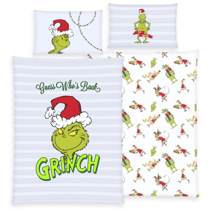 Bettwäsche "Grinch" für festliche Nächte