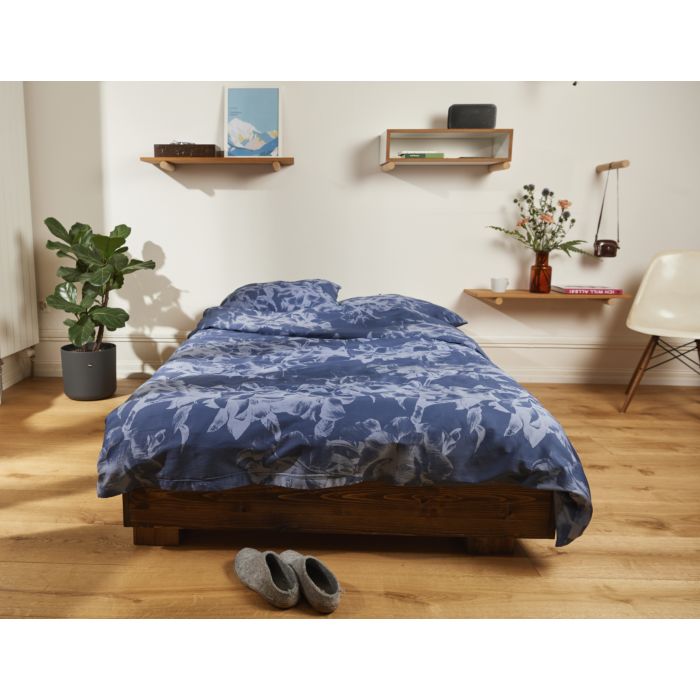 Journey Living Bettwäsche Berta smokeblue indigo main product photo