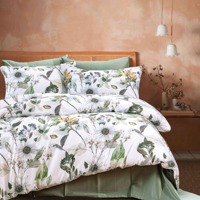 Bettwäsche mit Blumenprint
