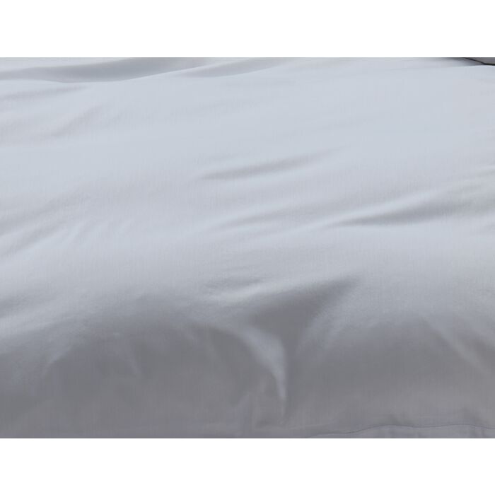 Satin Bettwäsche unifarben mit Biese