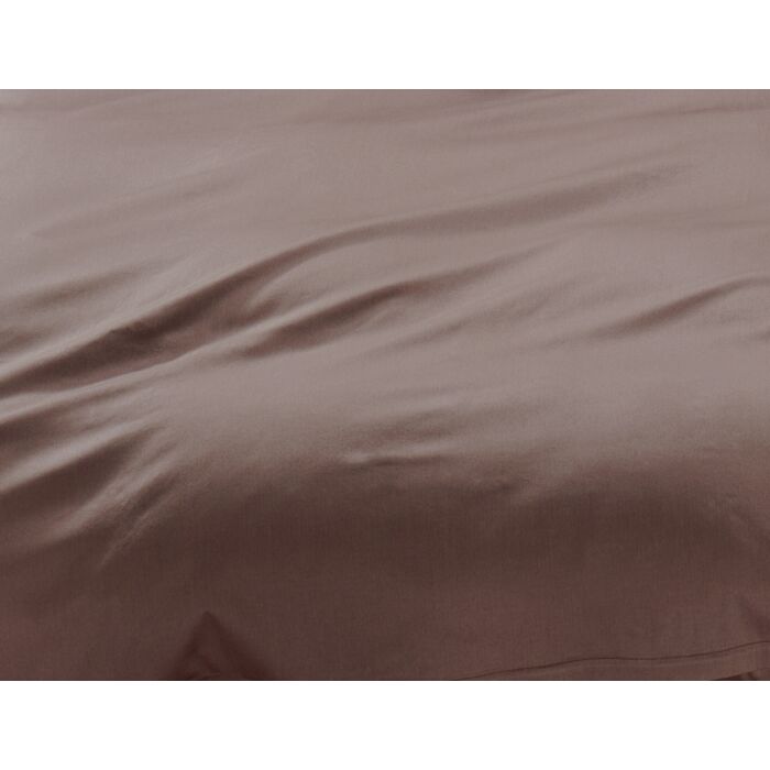 Satin Bettwäsche unifarben mit Biese