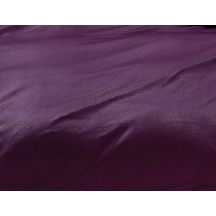 Satin Bettwäsche unifarben mit Biese