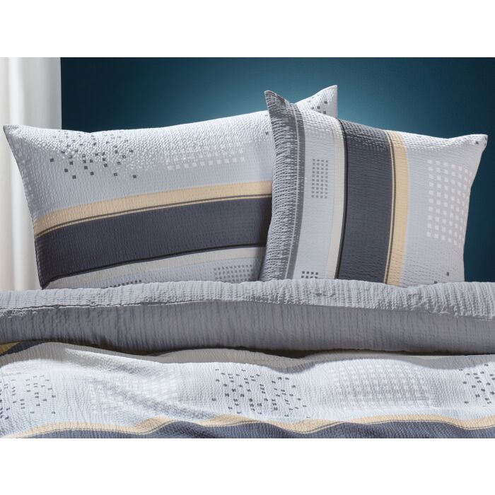 WONGS BEDDING Gestreiftes Bettwäsche-Set – Gemütliche Baumwoll-Bettwäsche Für Erholsamen Schlaf