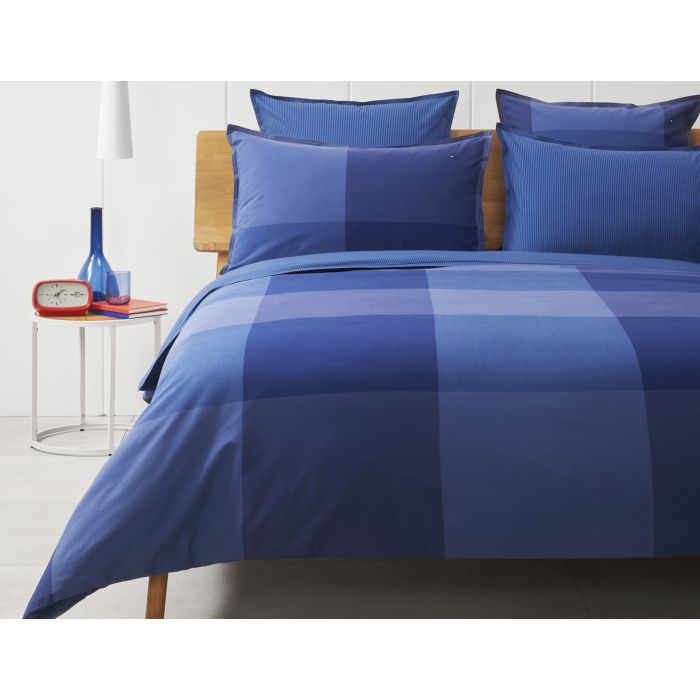 fotografering kvarter fusion Tommy Hilfiger Bettwäsche Dyed Blue günstig » bettwaesche.ch