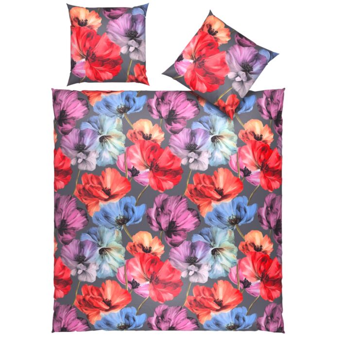 Bettwäsche mit dekorativem Blumenprint