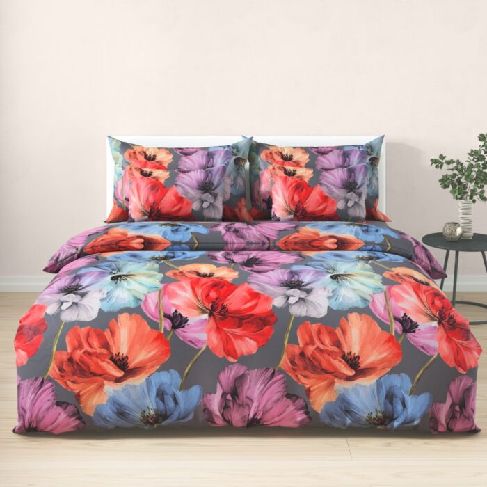 Bettwäsche mit dekorativem Blumenprint