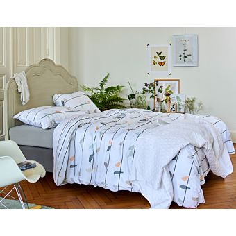 ESPRIT Bettwäsche weiss mit bunten Vögeln kaufen » bettwaesche.ch